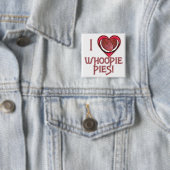 Whoopie Pie Love Apparel, Aprons, Gifts Vierkante Button 5,1 Cm (In situ)