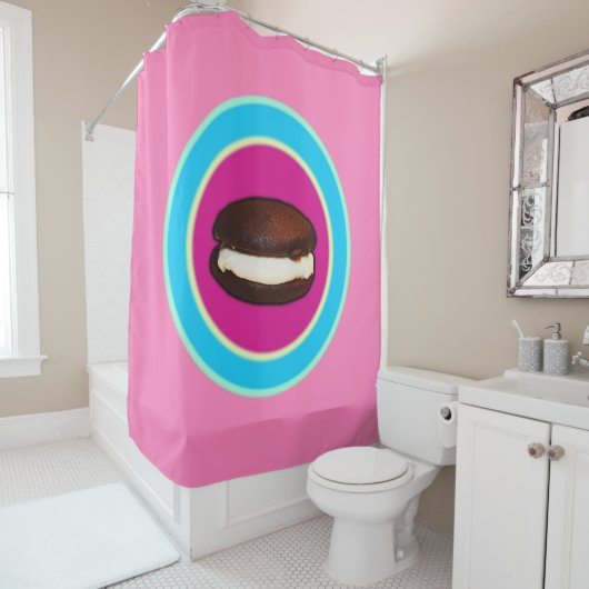 Whoopie Pie Love Douchegordijn (In situ)