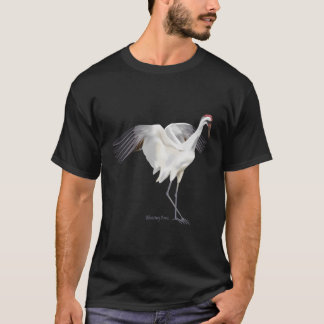 Whooping Crane Graphic Wildlife Vogel kijken T-shirt