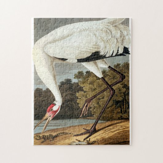 Whooping Crane van John James Audubon Legpuzzel (Verticaal)