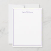 Whooping Crane with Pastel Anemones Notitiekaartje (Achterkant)