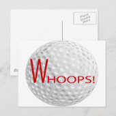 WHOOPS BOSSEN BRIEFKAART (Voorkant / Achterkant)