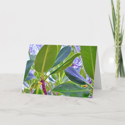 Whoops Er gaat Een andere Rubberboom Feestdagen Kaart (Voorkant)