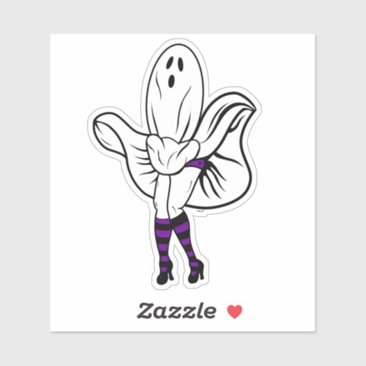 Whoopsie Ghostie Vinyl Sticker (Vel)