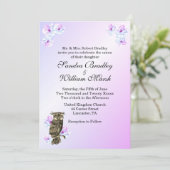 Whoos die met Paars trouwen Kaart (Staand voorkant)