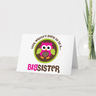 Whoos wordt een grote zuster Owl Aankondiging