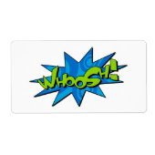 Whoosh Comic Book Sticker Label (Voorkant)
