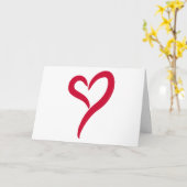 Whooshing Love Greeting Kaart (Gele Bloem)