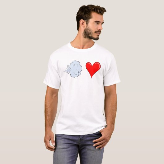 Whooshing Love T-shirt (Voorkant volledig)