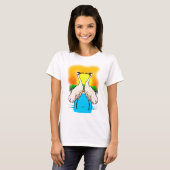 Whopping Cranes In Love Lichtgekleurde Vrouwen T-shirt (Voorkant volledig)