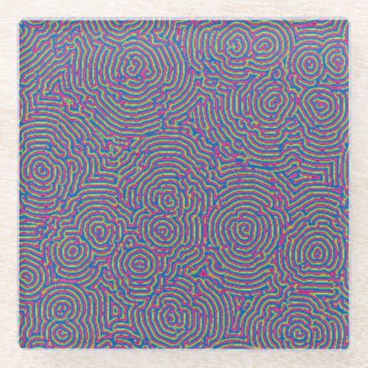 Whorls Glass Onderzetter (Voorkant)