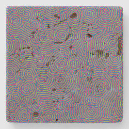 Whorls Travertine Onderzetter