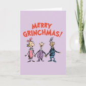 Whos Holding Hands Merry Grinchmas Kaart (Voorkant)