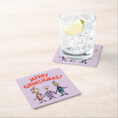 Whos Holding Hands Merry Grinchmas Kartonnen Onderzetters (Insitu)