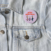 Whos Holding Hands Merry Grinchmas Ronde Button 5,7 Cm (In situ)