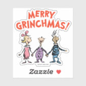Whos Holding Hands Merry Grinchmas Sticker (Vel)