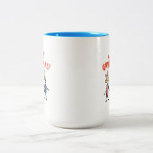 Whos Holding Hands Merry Grinchmas Tweekleurige Koffiemok (Center)