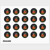 Whos Uw Crawdaddy Crawfish Grappig Mardi Gras Gift Ronde Sticker (Vel)