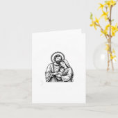 Whose God White Baby Is This Funny Christmas Kaart (Gele Bloem)