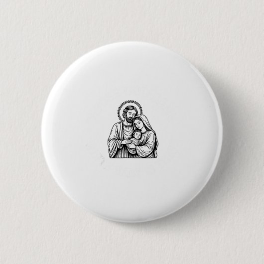 Whose God White Baby Is This Funny Christmas Ronde Button 5,7 Cm (Voorkant)