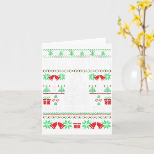 Whose God White Baby Is This Funny Jesus Ugly Chri Kaart (Gele Bloem)