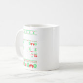 Whose God White Baby Is This Funny Jesus Ugly Chri Koffiemok (Voorkant links)