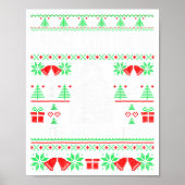 Whose God White Baby Is This Funny Jesus Ugly Chri Poster (Voorkant)