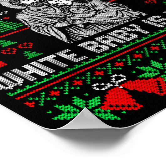 Whose God White Baby Is This Funny Jesus Ugly Chri Poster (Hoek)