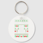 Whose God White Baby Is This Funny Jesus Ugly Chri Sleutelhanger (Voorkant)