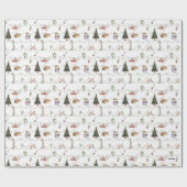 Whoville Christmas Garland Celebration Cadeaupapier (Vlak)