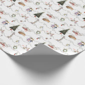 Whoville Christmas Garland Celebration Cadeaupapier (Hoek)