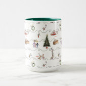 Whoville Christmas Garland Celebration Mok (Midden)