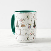 Whoville Christmas Garland Celebration Mok (Voorkant links)