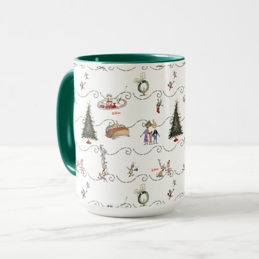 Whoville Christmas Garland Celebration Mok (Voorkant links)