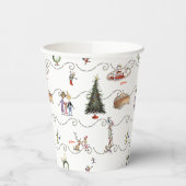 Whoville Christmas Garland Celebration Papieren Bekers (Links)