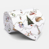 Whoville Christmas Garland Celebration Stropdas (Opgerold)