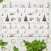 Whoville Christmas Garland Celebration Theedoek (Gevouwen)