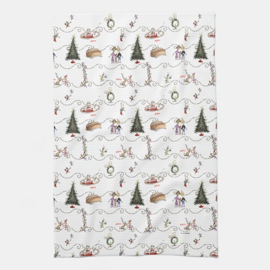 Whoville Christmas Garland Celebration Theedoek (Verticaal)