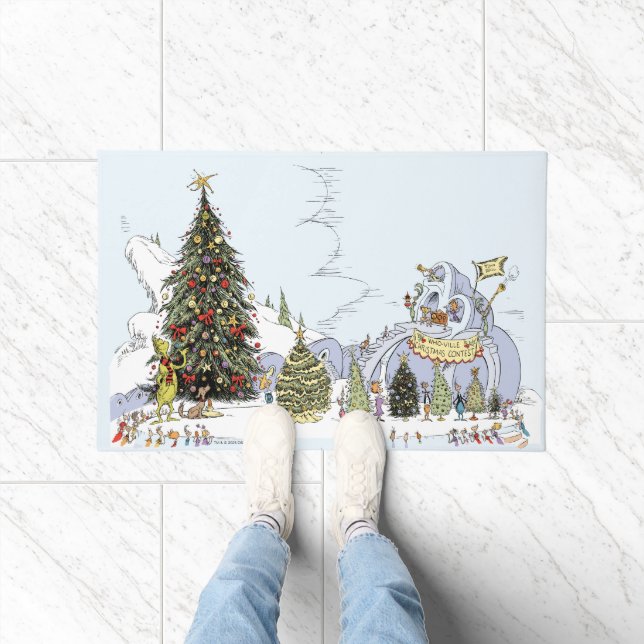Whoville Christmas Tree Contest Deurmat (Binnen)