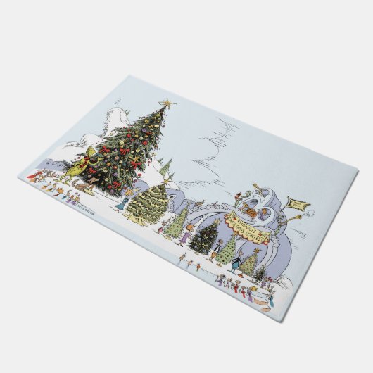 Whoville Christmas Tree Contest Deurmat (Schuin)