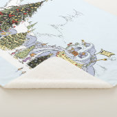 Whoville Christmas Tree Contest Sherpa Deken (3/4)