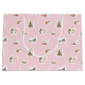 Whoville Christmas Vignette Pattern Groot Cadeauzakje (Voorkant)