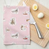 Whoville Christmas Vignette Pattern Theedoek (Quarter Fold)