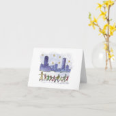 Whoville Holiday Kaart (Gele Bloem)