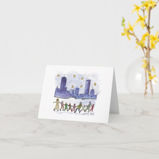 Whoville Holiday Kaart (Gele Bloem)