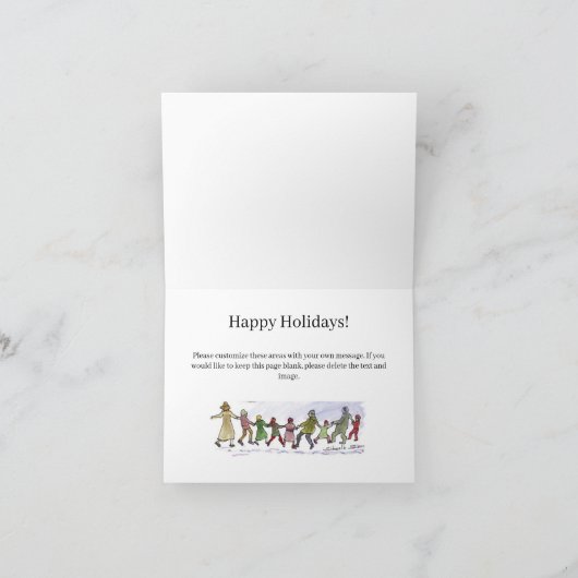 Whoville Holiday Kaart (Binnen)