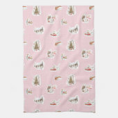 Whoville Kerst Vignet Patroon Theedoek (Verticaal)