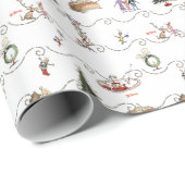Whoville Kerstslinger Feest Cadeaupapier (Rol Hoek)