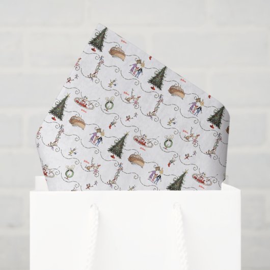 Whoville Kerstslinger Feest Tissuepapier (Cadeauzakje)