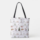 Whoville Kerstslinger Viering Tote Bag (Achterkant)